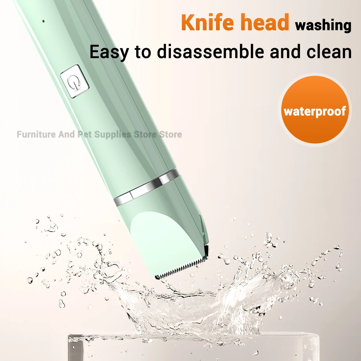 4-in-1 Professional Pet Grooming Trimmer | Low Noise Waterproof Dog & Cat Hair Clipper.